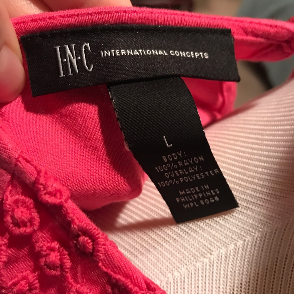 INC Beautiful Pink Top - Picture 4 of 5